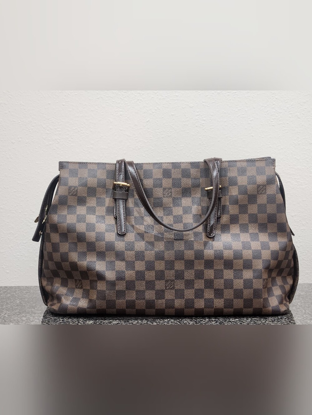 Louis Vuitton Brown Damier Checkered Tote Bag
